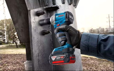 BOSCH Professional GDS 18V-350 Akku-Drehschlagschrauber  mit 2 x Akku GBA 18V 4.0Ah   06019M5022