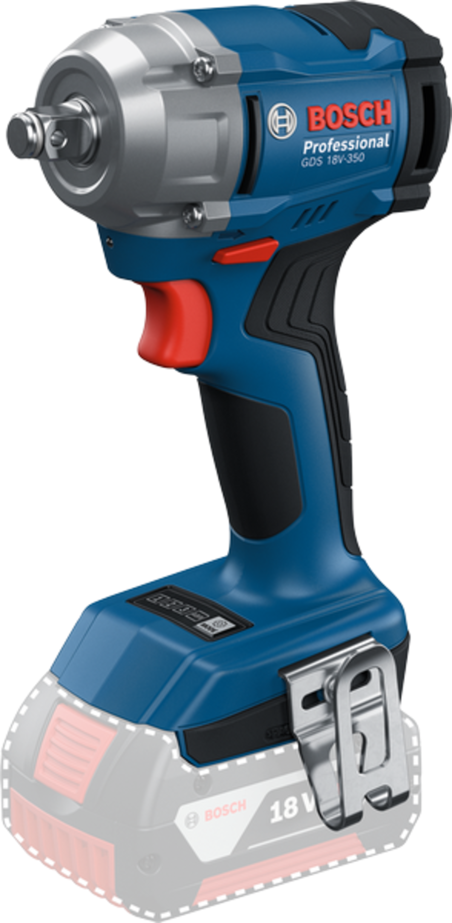 BOSCH Professional GDS 18V-350 Akku-Drehschlagschrauber  mit 2 x Akku GBA 18V 4.0Ah   06019M5022