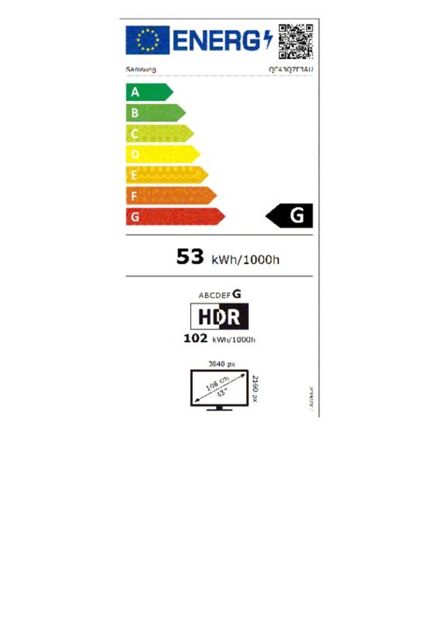 Samsung QE43Q7F3AUXXN QLED 4K Smart TV (2025) 