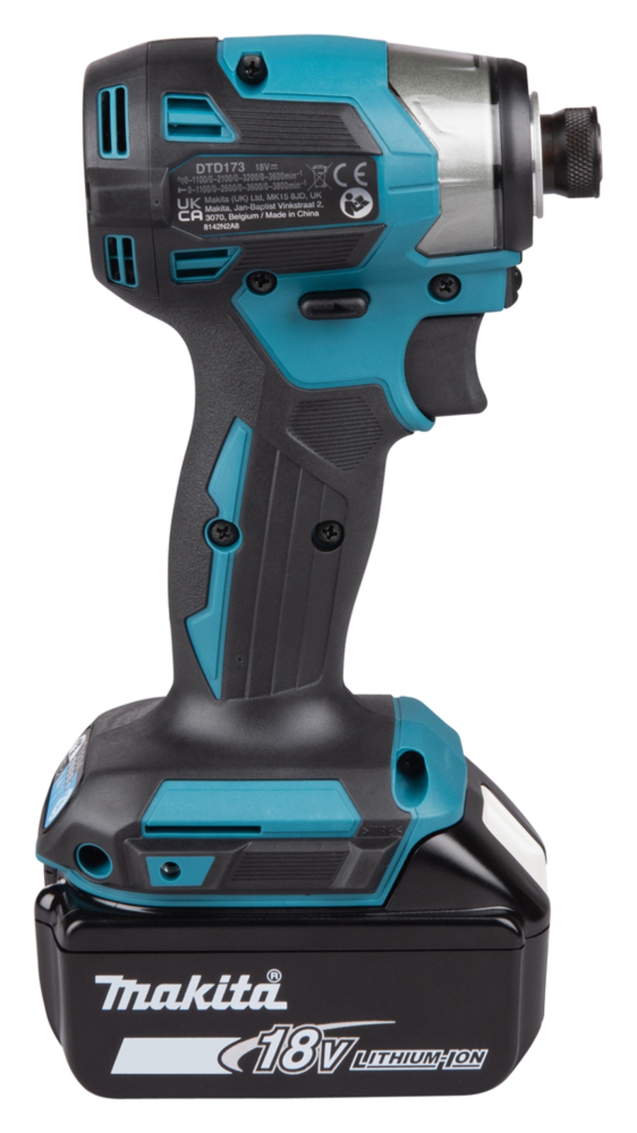 Makita DTD173Z  Akku-Schlagschrauber LXT  18 V • 1/4" • 180 Nm • 0 – 3.600 U/min