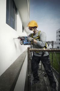 BOSCH Professional GBH 18V-22 X Akku-Bohrhammer mit ONECHUCK  mit 2 x Akku GBA 18V 4.0Ah  0611924001