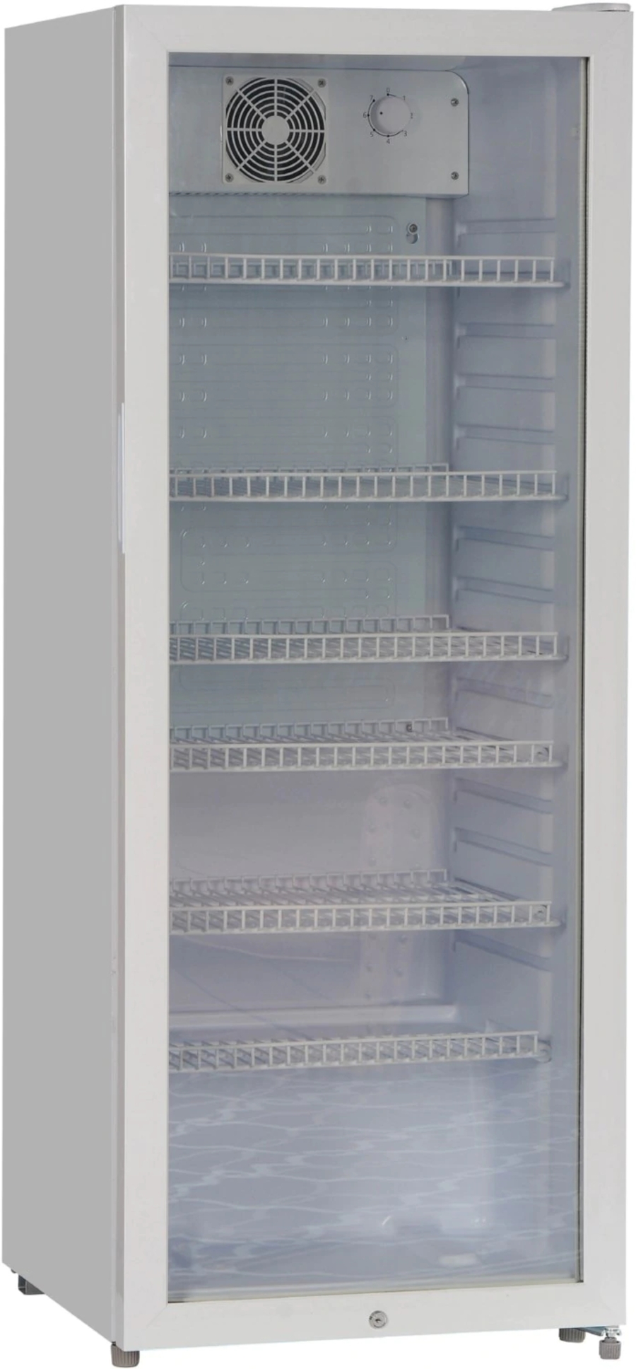 Silva Homeline G-KS 2435 Getränkekühlschrank, 237 L, Glastür, Airflow Weiß  
