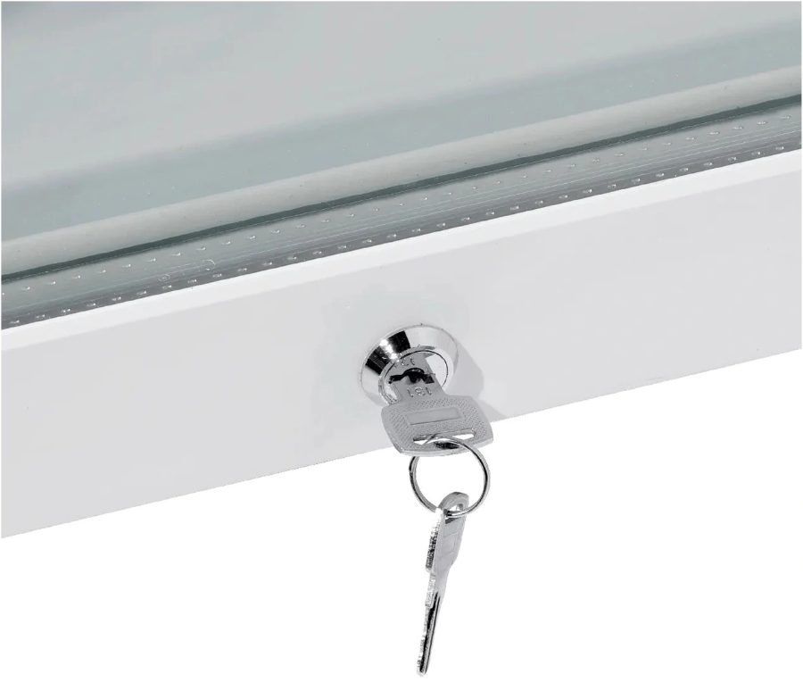 Silva Homeline G-KS 2435 Getränkekühlschrank, 237 L, Glastür, Airflow Weiß  