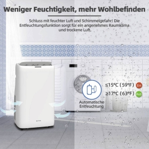 BE COOL BC16KL2501GW Klimagerät 16.000 BTU mit WIFI mobil 