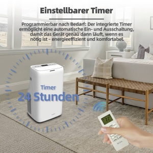 BE COOL BC16KL2501GW Klimagerät 16.000 BTU mit WIFI mobil 