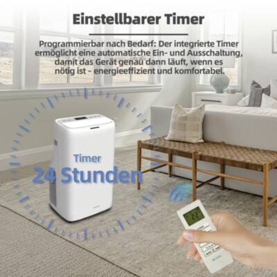 BE COOL BC16KL2501GW Klimagerät 16.000 BTU mit WIFI mobil 