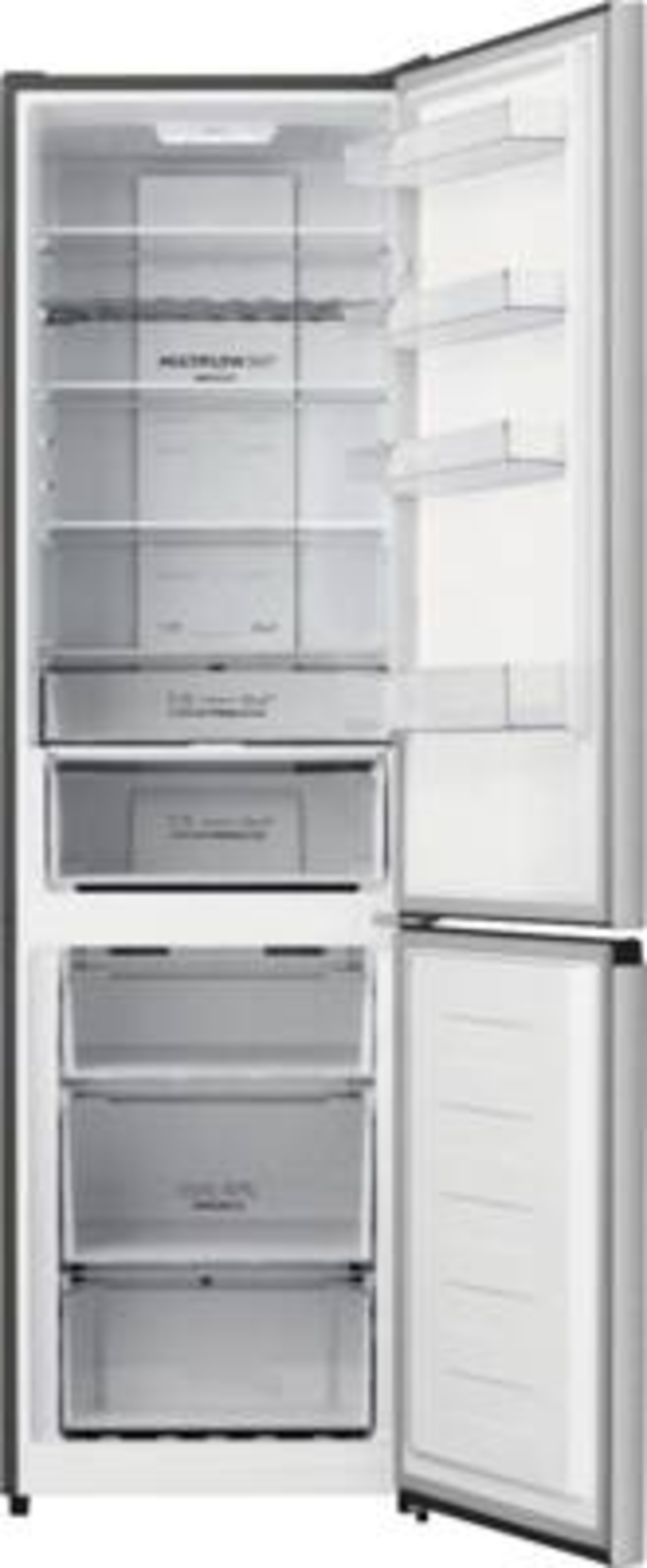Gorenje NRK620AAXL4 Kühl-Gefrierkombination Edelstahl Nofrost 201.7 x 59.5 x 57.9 cm