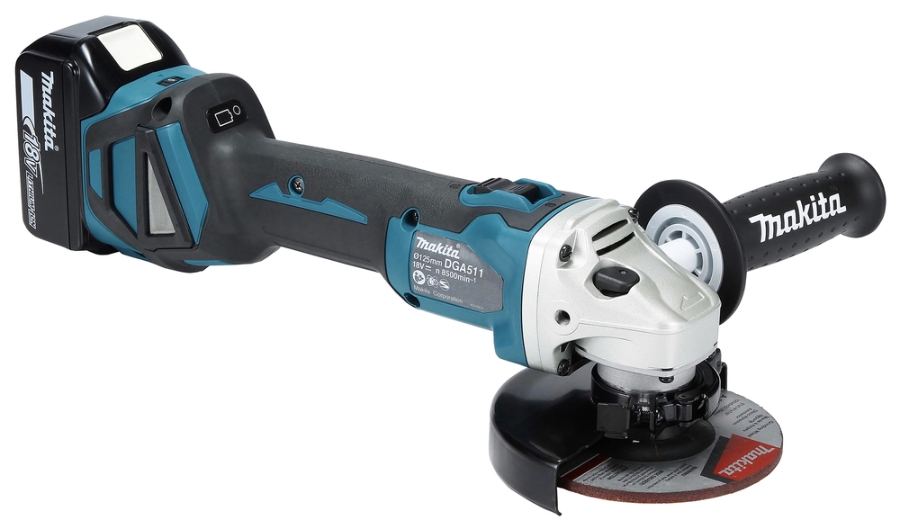 Makita DGA511Z Akku-Winkelschleifer LXT 18 V • 125 mm • 3.000 - 8.500 U/min
