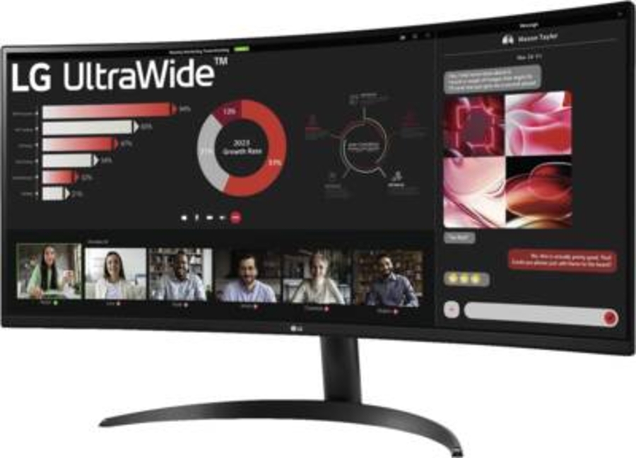 LG 34WR50QK-B.AEU Curved UltraWide 