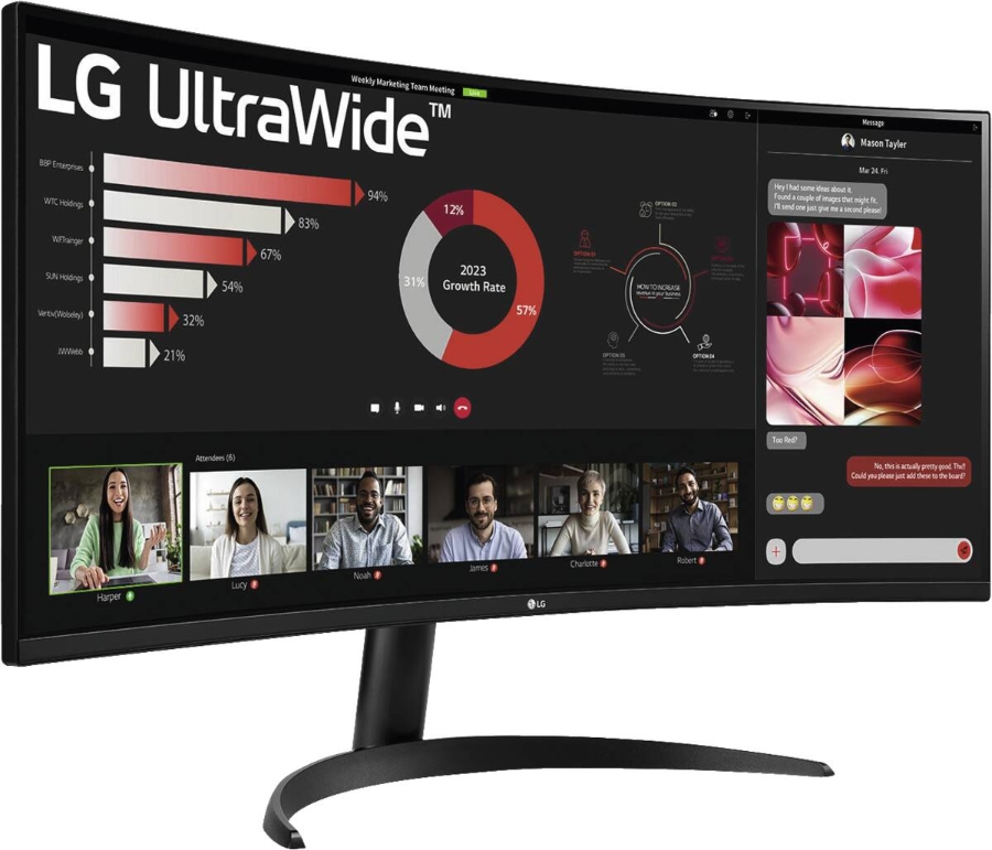 LG 34WR50QK-B.AEU Curved UltraWide 