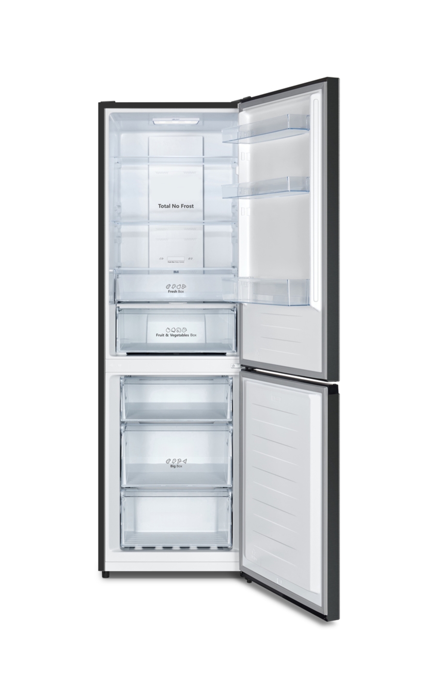 Hisense RB390N4BFC Kühl-Gefrierkombination Stand 186cm,304l Total NoFrost