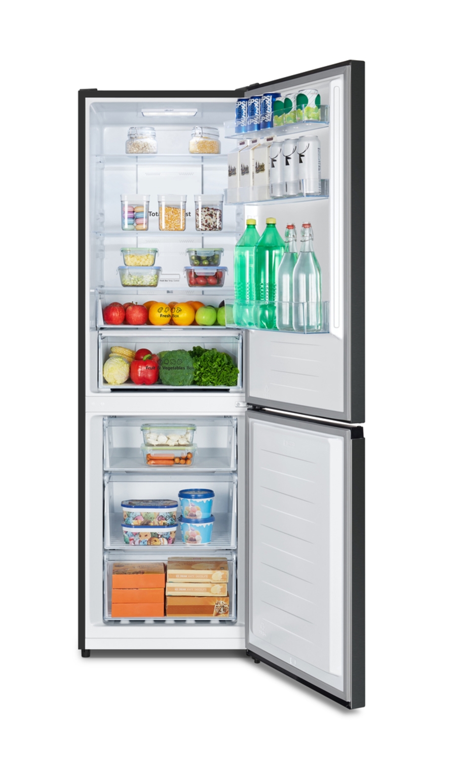 Hisense RB390N4BFC Kühl-Gefrierkombination Stand 186cm,304l Total NoFrost