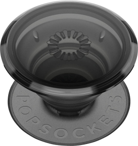 Popsockets PopGrip Transluscent Black Clear PC 