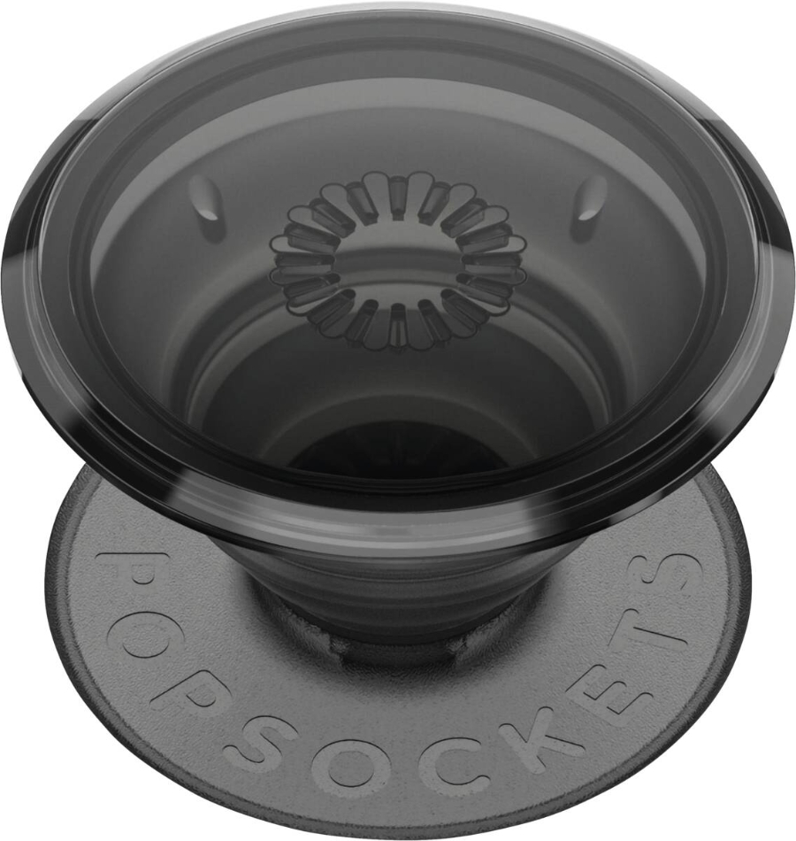 Popsockets PopGrip Transluscent Black Clear PC 