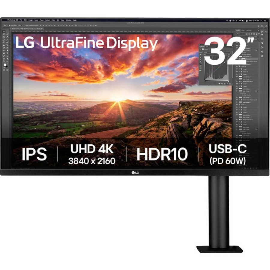 LG UltraFine 32UN880 - LED-Monitor - 81.3 cm (32") 32UN880K-B
