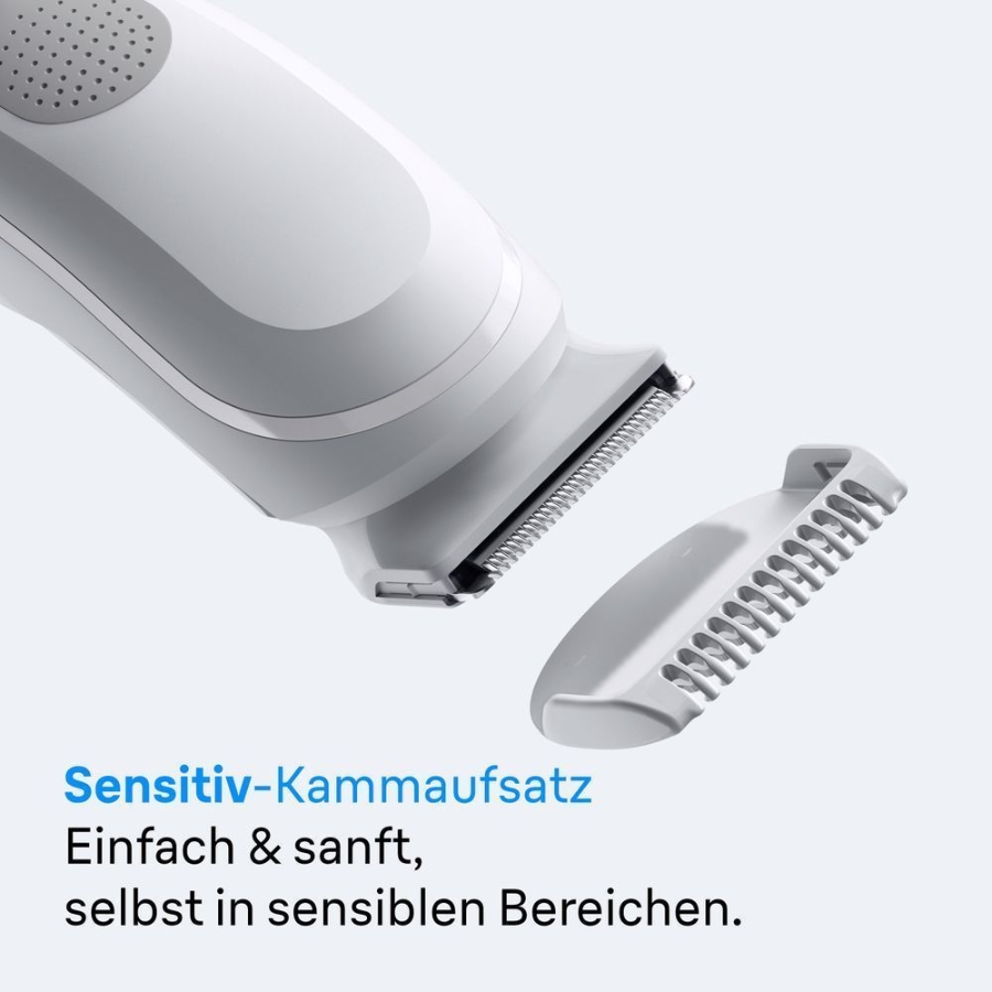 Braun Personal Care BG3530 Bodygroomer Series 3, +3 Zubehörteile,  Rasieren & Trimmen, Wasserdicht, Grau