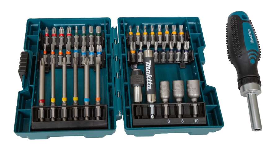 Makita E-25096 Ratschen- und Schrauber Set 44 tlg 