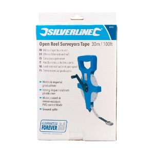 Silverline Offenes Rahmenbandmaß  30m MT45