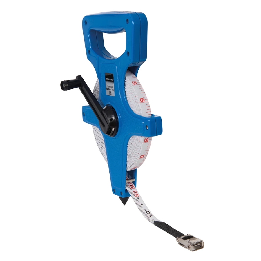 Silverline Offenes Rahmenbandmaß  30m MT45