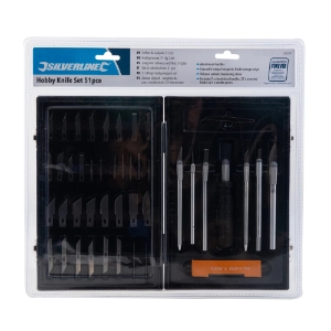 Silverline Hobbymesser, 51-tlg. Satz  251239