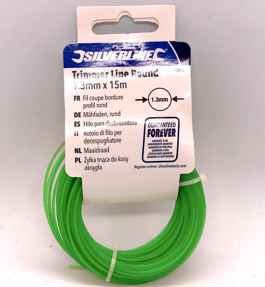 Silverline Mähfaden 1,3mmx15m 