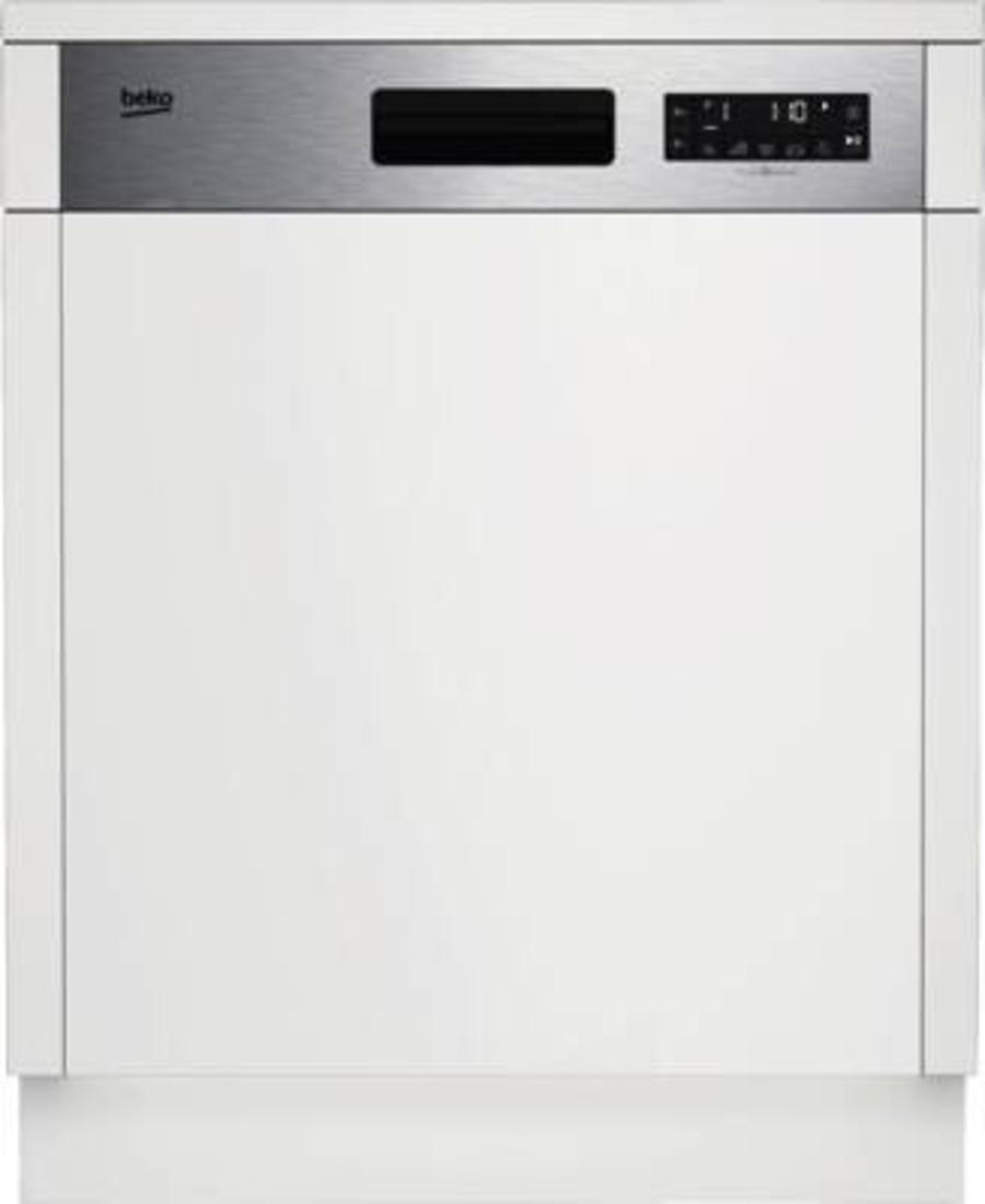 Beko BDSN28460X Geschirrspüler Einbau teilintegriert 