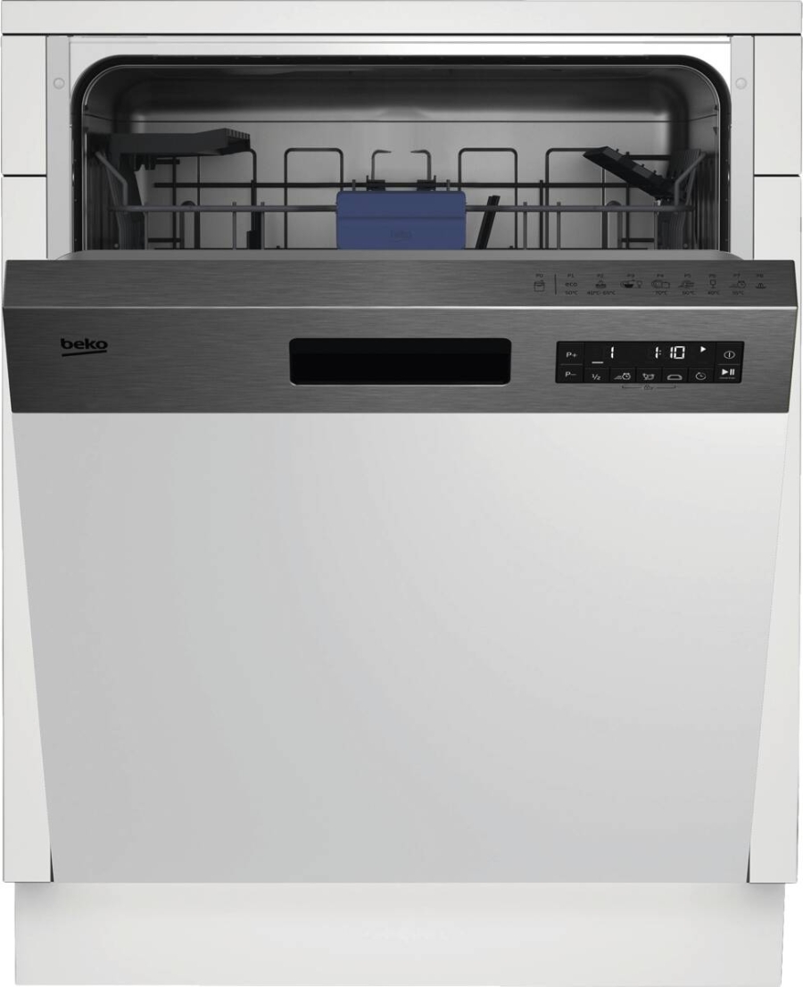 Beko BDSN28460X Geschirrspüler Einbau teilintegriert 