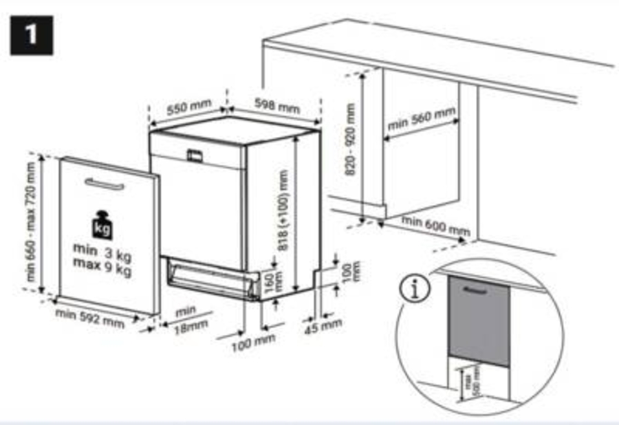 Beko BDIN38451 Geschirrspüler Einbau vollintegriert 60 cm 