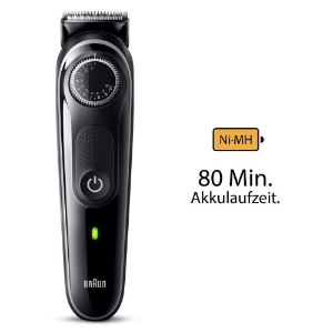 Braun Personal Care BT3440 Barttrimmer, Trimmer für Herren mit 80 Min. Akkulaufzeit