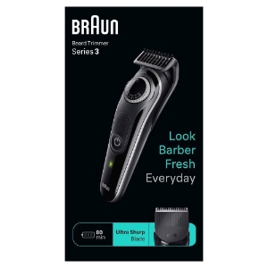 Braun Personal Care BT3440 Barttrimmer, Trimmer für Herren mit 80 Min. Akkulaufzeit