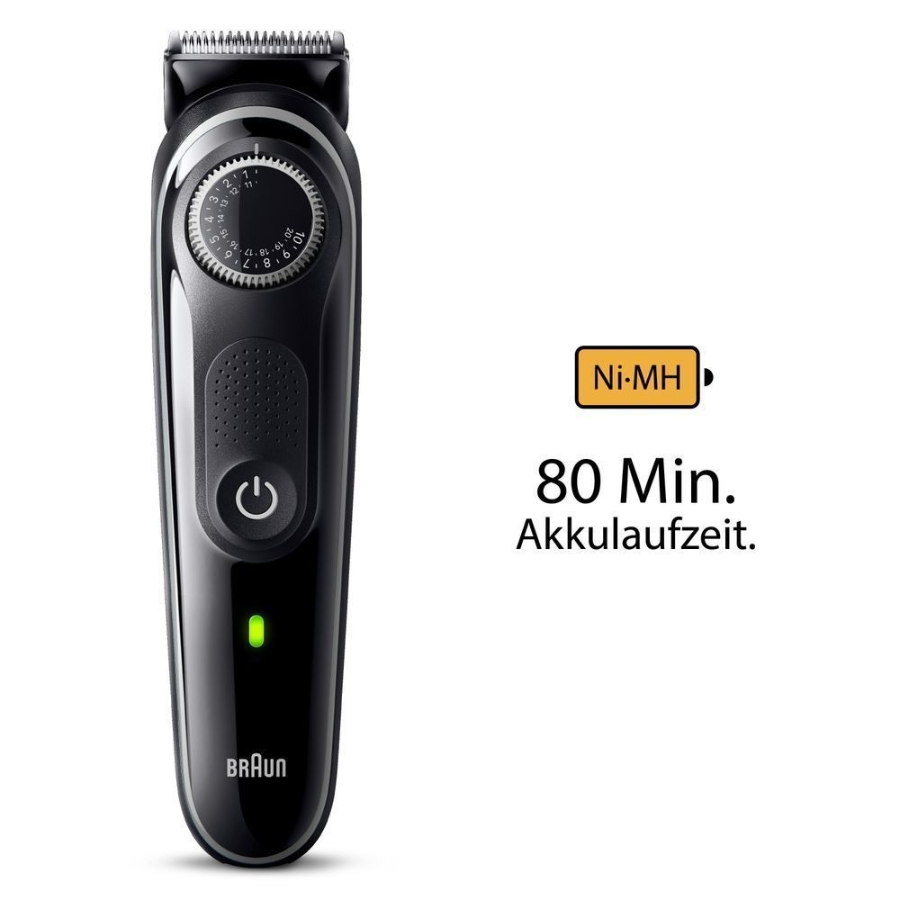 Braun Personal Care BT3440 Barttrimmer, Trimmer für Herren mit 80 Min. Akkulaufzeit