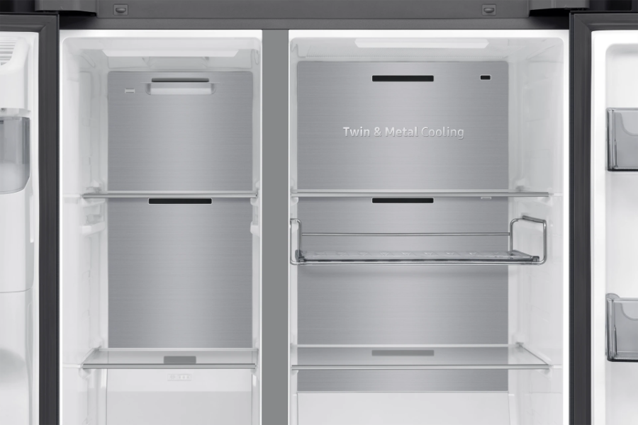 Samsung RS90F67BEFEF Family Hub™   Side-by-Side mit mit View Inside und Wassertank