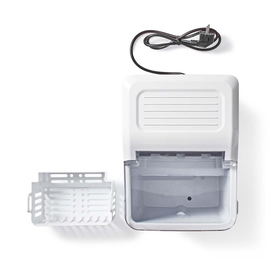 Nedis KAIC100FWT Eiswürfelbereiter  1.5 l | 12 kg | Kunststoff