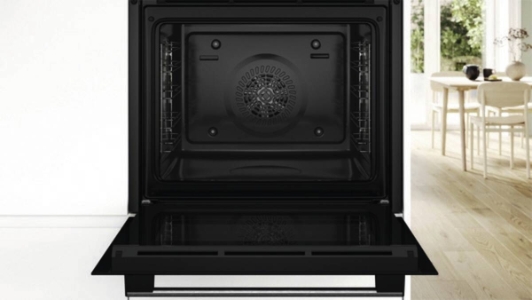 Bosch HBA514BS3 Einbau-Backofen 60 x 60 cm Edelstahl 