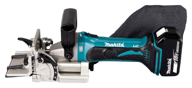 Makita DPJ180Z  Akku-Flachdübelfräse LXT 18 V • 6.500 U/min • 100 mm