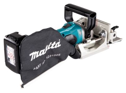 Makita DPJ180Z  Akku-Flachdübelfräse LXT 18 V • 6.500 U/min • 100 mm