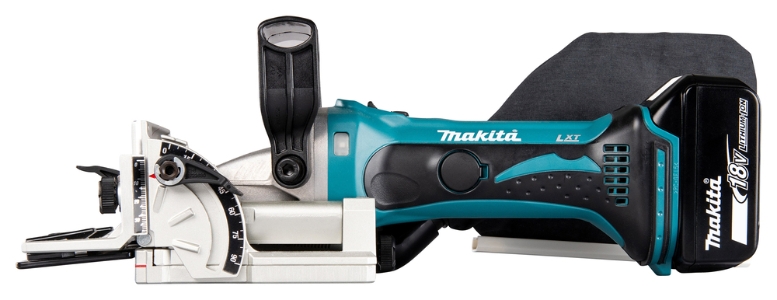 Makita DPJ180Z  Akku-Flachdübelfräse LXT 18 V • 6.500 U/min • 100 mm