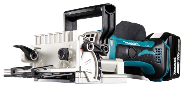Makita DPJ180Z  Akku-Flachdübelfräse LXT 18 V • 6.500 U/min • 100 mm