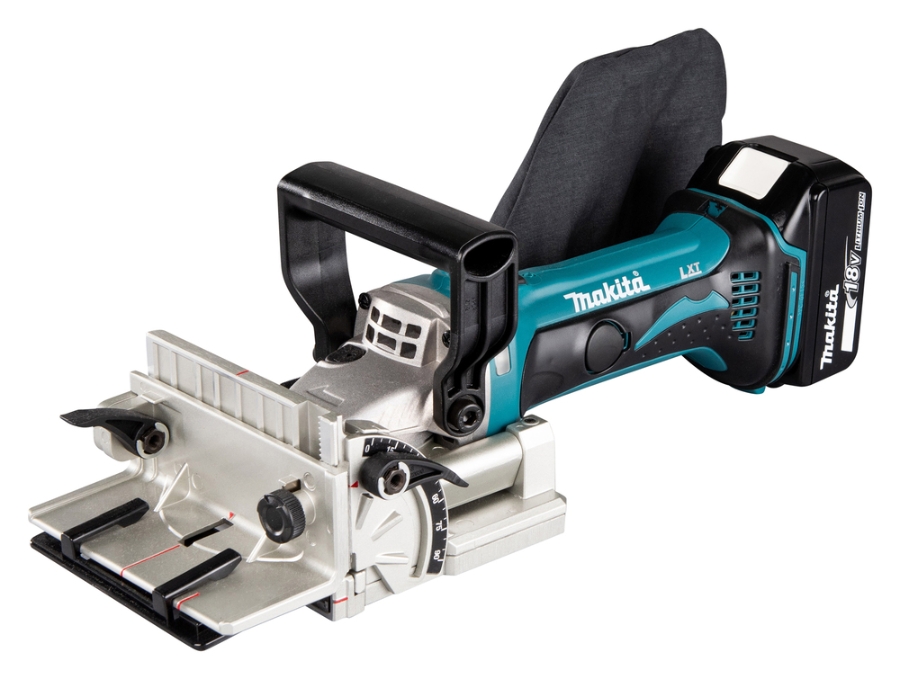 Makita DPJ180Z  Akku-Flachdübelfräse LXT 18 V • 6.500 U/min • 100 mm