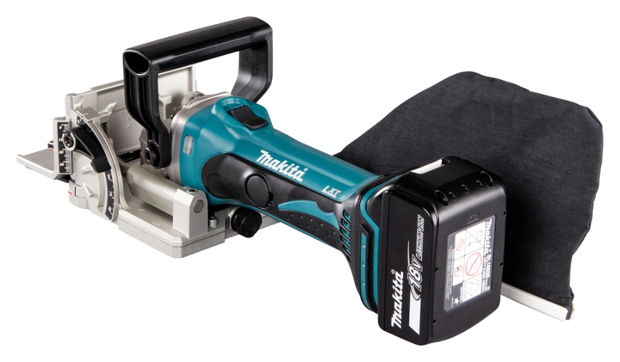 Makita DPJ180Z  Akku-Flachdübelfräse LXT 18 V • 6.500 U/min • 100 mm