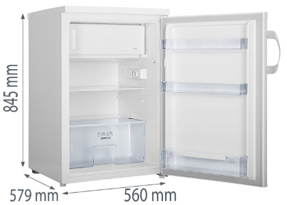 Gorenje RB49CPW Kühlschrank mit Gefrierfach Stand   560x845x598mm (BxHxT) 