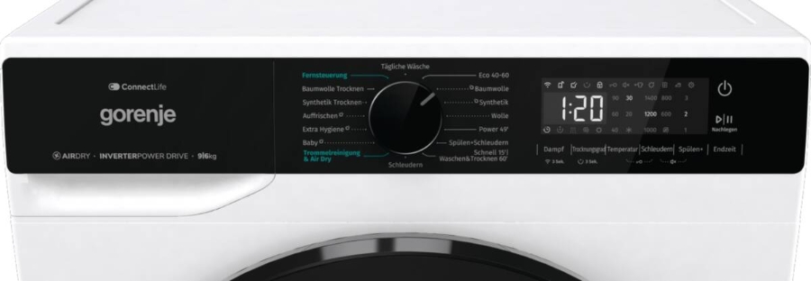 Gorenje WD2PA964ADW/AT Waschtrockner 9 kg Waschen 6 kg Trocknen 20015045