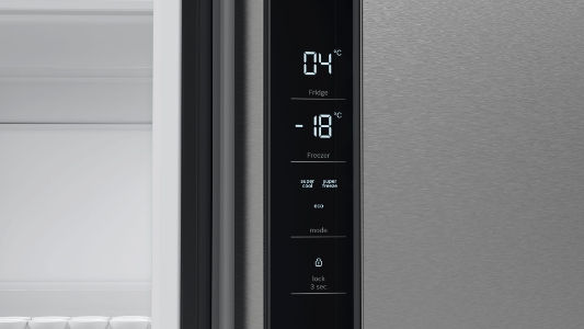 Bosch KFN96VPEA Multidoor/Frenchdoor Metallic-Silber NoFrost,Fleischfach (VitaFresh),Gemüsefach (VitaFresh)