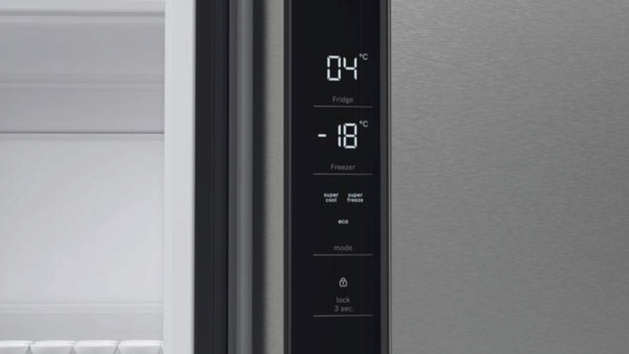 Bosch KFN96VPEA Multidoor/Frenchdoor Metallic-Silber NoFrost,Fleischfach (VitaFresh),Gemüsefach (VitaFresh)