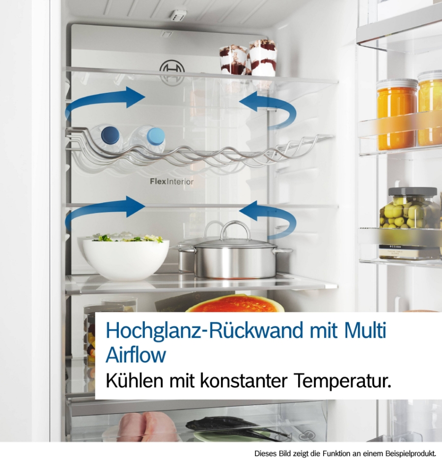 Bosch KFN96VPEA Multidoor/Frenchdoor Metallic-Silber NoFrost,Fleischfach (VitaFresh),Gemüsefach (VitaFresh)