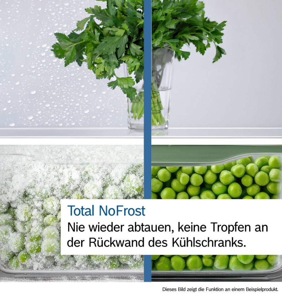 Bosch KFN96VPEA Multidoor/Frenchdoor Metallic-Silber NoFrost,Fleischfach (VitaFresh),Gemüsefach (VitaFresh)