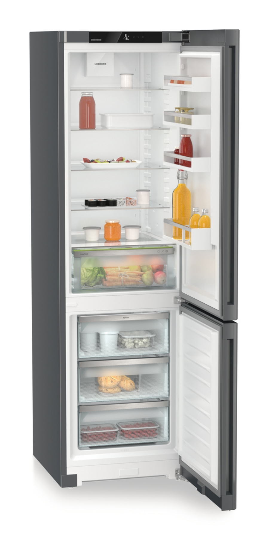 Liebherr CNdgc 5703 Pure Kühl-Gefrierkombination mit EasyFresh  NoFrost Dark Grey