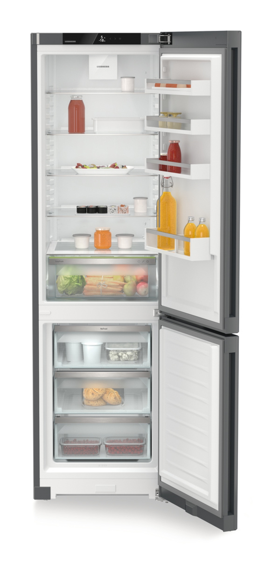 Liebherr CNdgc 5703 Pure Kühl-Gefrierkombination mit EasyFresh  NoFrost Dark Grey