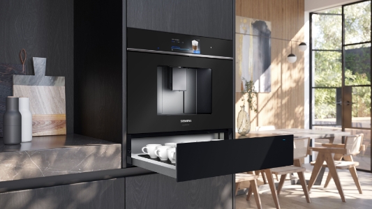 Siemens BI710C1B1 Wärmeschublade  schwarz Edelstahl  