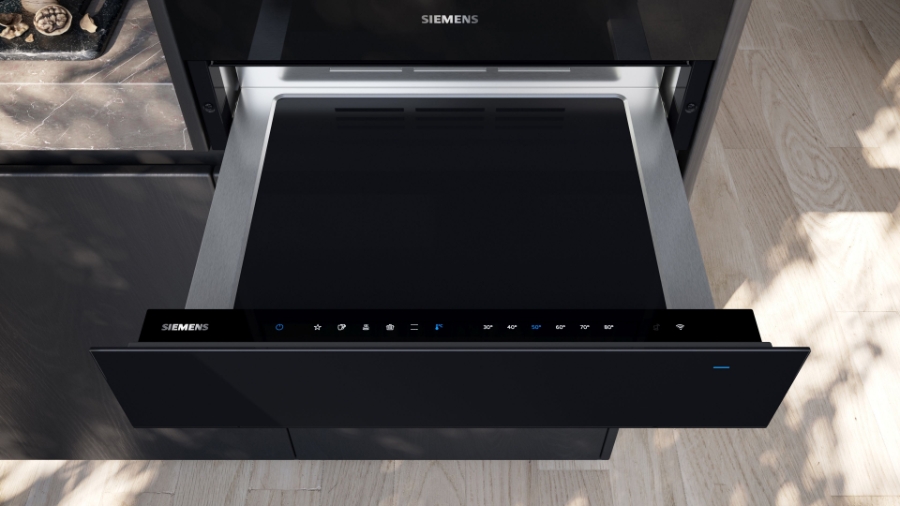 Siemens BI710C1B1 Wärmeschublade  schwarz Edelstahl  